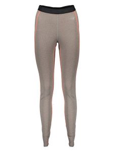 Mizuno Legginsy funkcyjne "Merino Wool" w kolorze szaro-koralowym rozmiar: XS. Szare legginsy Mizuno, xs, bez wzorów, z wełny, outdoorowe. Za 74,81 zł.