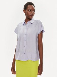 Tamaris Apparel Koszula Almada TAW0517 Fioletowy Regular Fit. Fioletowe koszule Tamaris Apparel, bez wzorów, z wiskozy, bez kołnierzyka, bez ramiączek. Za 159,99 zł.