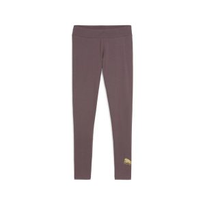 Damskie legginsy ESS METALLIC PUMA. Fioletowe legginsy Puma, bez wzorów. Za 129,00 zł.