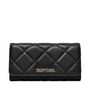 Portfel Valentino. Czarne portfele Valentino, bez wzorów. Za 220,99 zł.