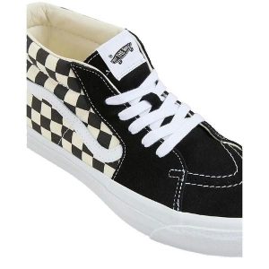 Buty Vans Sk8-Mid Reissue 83 Czarny. Czarne trampki Vans, bez wzorów, z tkaniny, bez zapięcia. Za 468,10 zł.