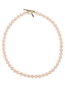 Otazu Pozłacany naszyjnik z kryształami - dł. 44 cm rozmiar: onesize. Różowe naszyjniki Otazu, z kryształem, pozłacane. Za 43,99 zł.