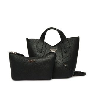 Torebka Guess. Czarne torebki klasyczne Guess, z aplikacjami, bez dodatków. Za 659,99 zł.