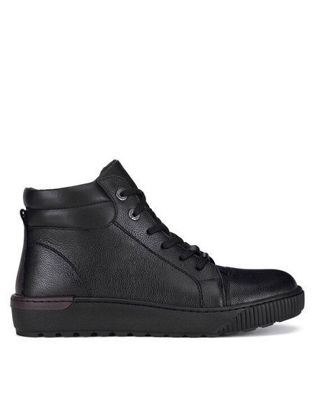 Go Soft Trzewiki WI23-PIKOLA-06 Czarny. Czarne botki Go Soft, bez wzorów, ze skóry, bez obcasa, na płaskiej podeszwie, bez zapięcia. Za 249,99 zł.