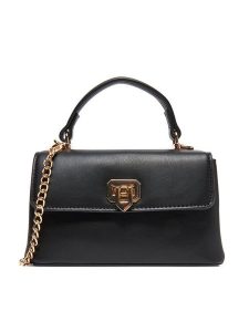 DeeZee Torebka DZE-S-022-07 Czarny. Czarne torebki klasyczne DeeZee, bez wzorów, z materiału, bez dodatków. Za 79,99 zł.