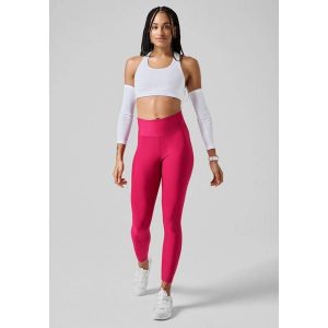 Legginsy Damskie Fitness Casall Z Wysokim Stanem. Czerwone legginsy Casall, bez wzorów, z podwyższonym stanem. W wyprzedaży za 258,99 zł.