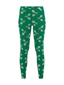 Blutsgeschwister Legginsy "Totally Thermokiss" w kolorze zielonym rozmiar: L. Zielone legginsy Blutsgeschwister, bez wzorów, z bawełny, z podwyższonym stanem. Za 109,26 zł.