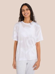 OCEANSAPART Koszulka "Ariel" w kolorze białym rozmiar: S. Białe bluzki OCEANSAPART, s, bez wzorów, bez kołnierzyka, bez ramiączek. Za 105,38 zł.