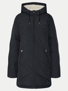 Roxy Płaszcz zimowy Better Weather ERJJK03634 Czarny Regular Fit. Czarne kurtki Roxy, na zimę, xl, bez wzorów, z syntetyku, bez kaptura. Za 539,99 zł.