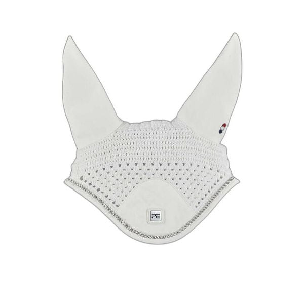 Krótki kapelusz dla koni Premier Equine Salto. Białe kapelusze PREMIER EQUINE, bez wzorów, eleganckie. Za 225,50 zł.