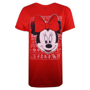 Christmas T-Shirt T-Shirt Damski Minnie Intarsia L Czerwony. T-shirty marki Christmas T-Shirt. Za 65,00 zł.
