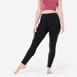 Legginsy do jogi damskie Kimjaly Premium. Czarne legginsy KIMJALY, bez wzorów, z elastanu. Za 289,99 zł.