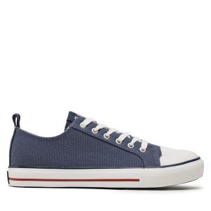 Trampki Gap. Niebieskie trampki GAP, bez wzorów, bez zapięcia. Za 279,99 zł.