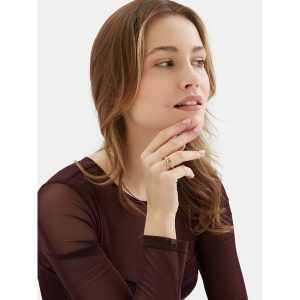 Pierścionek Guess. Żółte pierścionki Guess, złote. Za 169,99 zł.