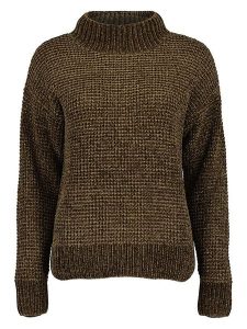 Blue Seven Sweter w kolorze brązowym rozmiar: 38. Brązowe swetry oversize Blue Seven, bez wzorów, bez ramiączek. Za 79,03 zł.