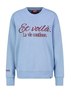 Eight2Nine Bluza w kolorze błękitnym rozmiar: XL. Niebieskie bluzy Eight2Nine, xl, bez wzorów, bez kaptura. Za 144,24 zł.