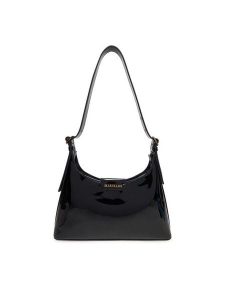 Marciano Guess Torebka 5GGZ18 7332A Czarny. Czarne torebki klasyczne Marciano Guess, z aplikacjami, z lakierowanej skóry, lakierowane, bez dodatków. Za 569,99 zł.