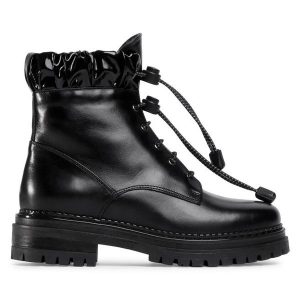 Trapery Rage Age. Czarne buty zimowe Rage Age, bez obcasa, bez zapięcia. Za 849,99 zł.