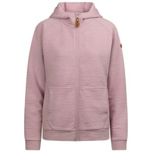 Damska Bluza Z Kapturem Lillie Full Zip. Czerwone bluzy Trespass, bez wzorów, z kapturem. Za 216,99 zł.
