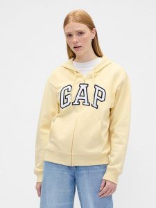 GAP Bluza w kolorze żółtym rozmiar: M. Żółte bluzy GAP, m, bez wzorów, bez kaptura. Za 118,01 zł.