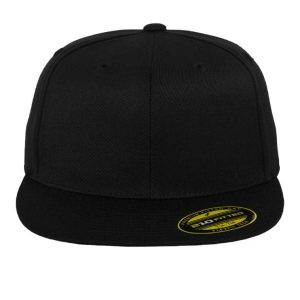Czapka Z Daszkiem Premium 210. Czarne czapki FLEXFIT, bez wzorów. Za 87,99 zł.