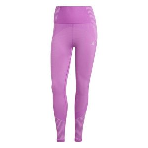 Legginsy Seamless Branded 7/8. Fioletowe legginsy ADIDAS, bez wzorów, z materiału. W wyprzedaży za 173,70 zł.