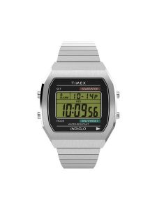 Timex Zegarek T80 TW2W47700 Srebrny. Szare, cyfrowe zegarki Timex. Za 369,99 zł.