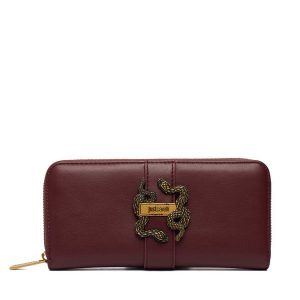 Portfel Just Cavalli. Czerwone portfele Just Cavalli, bez wzorów. Za 429,99 zł.