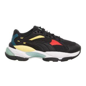 Trampki Puma Lqd Cell Epsilon Czarne. Czarne buty zimowe Puma, z materiału, bez obcasa, bez zapięcia. Za 360,99 zł.