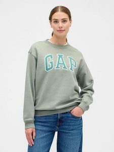 GAP Bluza w kolorze zielonym rozmiar: M. Zielone bluzy GAP, m, bez wzorów, bez kaptura. Za 162,87 zł.