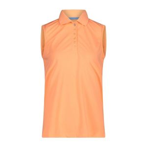 Koszulka polo damska CMP. Brązowe bluzki CMP, xs, bez wzorów, bez kołnierzyka, bez ramiączek. Za 52,99 zł.