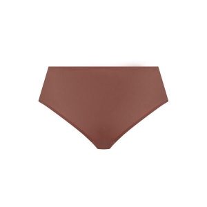 Figi damskie Elomi Smooth. Brązowe figi ELOMI, bez wzorów. Za 144,00 zł.