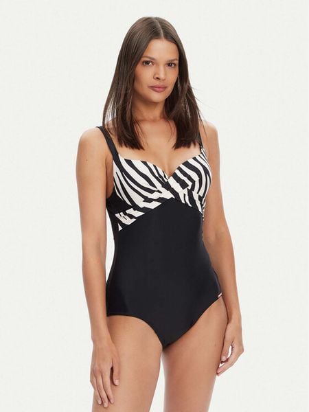 Ysabel Mora Strój kąpielowy 83078 Czarny. Czarne stroje jednoczęściowe ysabel mora, bez wzorów, z syntetyku. Za 229,99 zł.