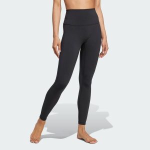 Legginsy All Me Sculpt 7/8. Czarne legginsy ADIDAS, bez wzorów, z materiału. Za 279,00 zł.
