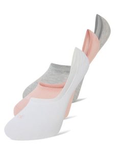 Calvin Klein Skarpety w 3-paku Kobiety różowy|szary|biały jednolity, 39-42. Białe skarpetki Calvin Klein, bez wzorów, z bawełny. Za 74,95 zł.