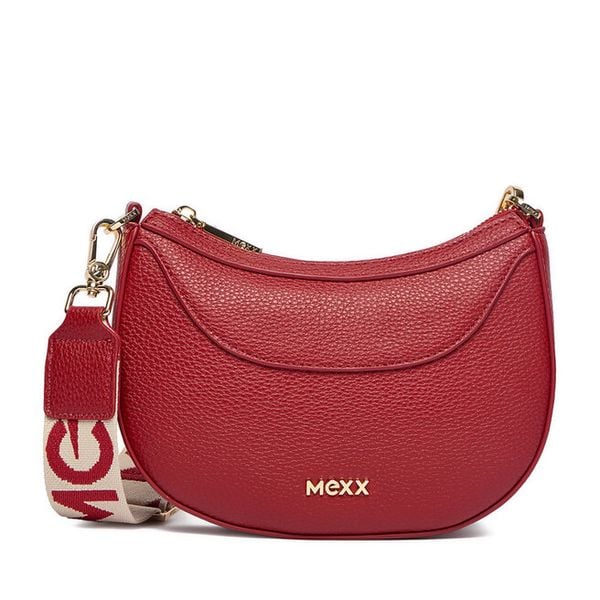 Torebka MEXX. Czerwone listonoszki Mexx, bez wzorów, bez dodatków. Za 169,99 zł.