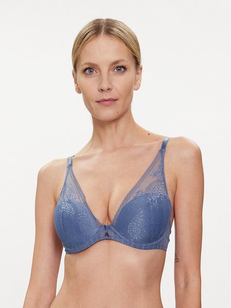 Passionata Biustonosz z fiszbiną Maddie P47H20 Niebieski. Niebieskie biustonosze Passionata, bez wzorów, z syntetyku. Za 219,99 zł.