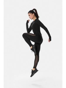 Cardio Bunny Legginsy sportowe w kolorze czarnym rozmiar: M. Czarne legginsy Cardio Bunny, m, bez wzorów, z podwyższonym stanem, outdoorowe. Za 141,85 zł.