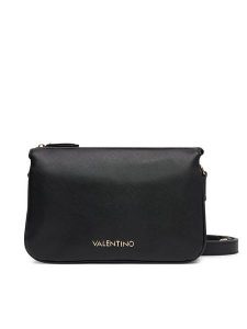 Valentino Torebka Zero Re VBS7B308 Czarny. Czarne listonoszki Valentino, bez wzorów, ze skóry, bez dodatków. Za 399,99 zł.