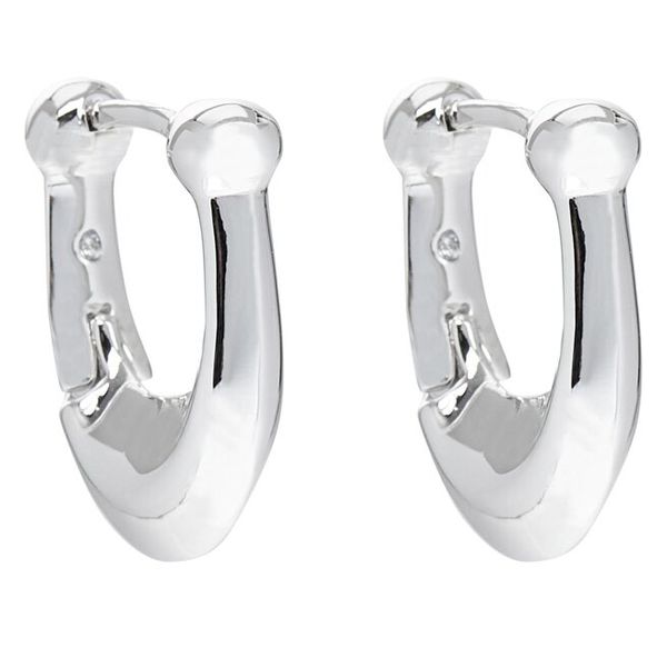 Kolczyki Coach. Szare kolczyki Coach, srebrne. Za 229,99 zł.