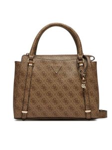 Guess Torebka HWESG9 51006 Brązowy. Brązowe torebki klasyczne Guess, z aplikacjami, ze skóry, bez dodatków. Za 449,99 zł.