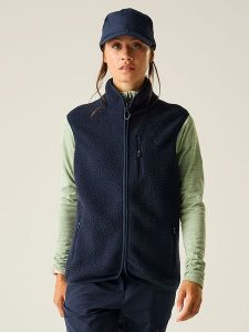 Dare 2b Kamizelka polarowa "Excursion" w kolorze granatowym rozmiar: 34. Niebieskie kamizelki Dare 2b, bez wzorów, z polaru, bez kołnierzyka, bez ramiączek, bez kaptura. Za 100,75 zł.