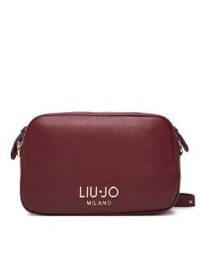 Liu Jo Torebka Ecs S Camera Case AF5137 E0058 Bordowy. Czerwone listonoszki Liu Jo, bez wzorów, ze skóry, bez dodatków. Za 489,99 zł.