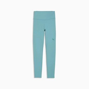 Legginsy treningowe damskie Puma SHAPELUXE HW 7/8 52746346. Niebieskie legginsy Puma, bez wzorów. Za 195,67 zł.