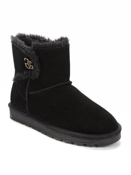 Gooce Skórzane botki zimowe "Gabriela" w kolorze czarnym rozmiar: 38. Czarne botki Gooce, na zimę, z aplikacjami, ze skóry, bez obcasa, bez zapięcia. Za 228,92 zł.