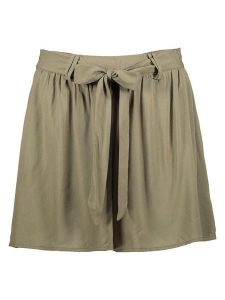 ONLY Szorty w kolorze khaki rozmiar: S. Brązowe szorty ONLY, bez wzorów, z tkaniny. Za 73,95 zł.