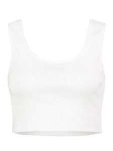 Eight2Nine Top w kolorze białym rozmiar: L. Białe topy Eight2Nine, l, bez wzorów, z bawełny, bez kołnierzyka, bez ramiączek. Za 49,41 zł.