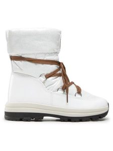 Olang Śniegowce Opera Biały. Białe buty zimowe Olang, z materiału, bez obcasa, bez zapięcia. Za 569,99 zł.