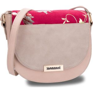 Torebka MONNARI - BAG6200-004 Pink. Czerwone torebki klasyczne marki Monnari, z materiału. W wyprzedaży za 99,00 zł.