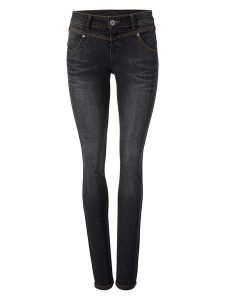 Heine Dżinsy - Skinny fit - w kolorze czarnym rozmiar: W24. Czarne jeansy Heine, bez wzorów. Za 48,28 zł.